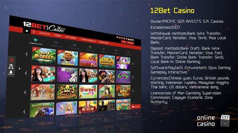 12BET Casino Review .